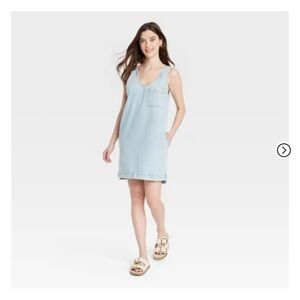 Women's Denim Tank Mini Dress - Universal Thread™ Light Wash